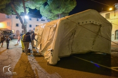 Tenda della Protezione Civile